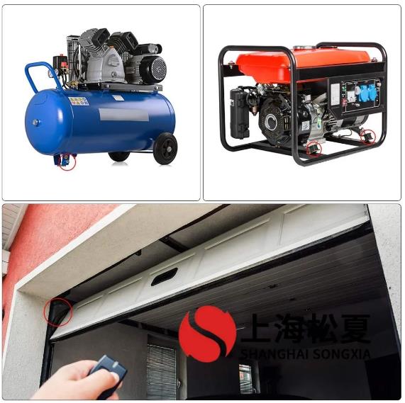 松夏圓柱形減震器的幾種型號(hào)